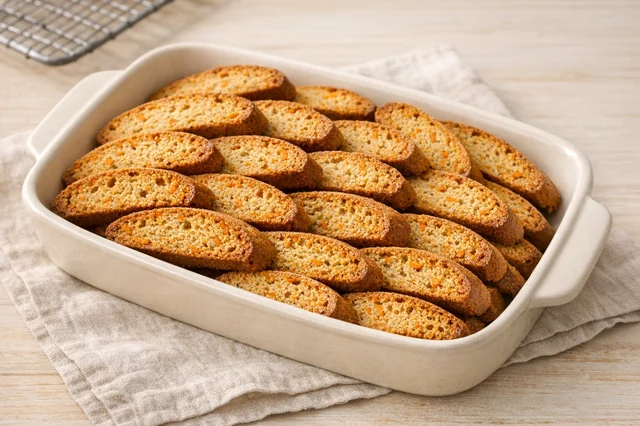 Carrot & cinnamon biscotti