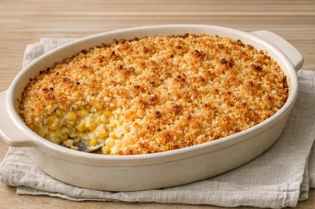 Classic scalloped corn