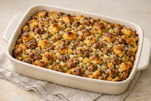 Herbed cornbread & sausage stuffing