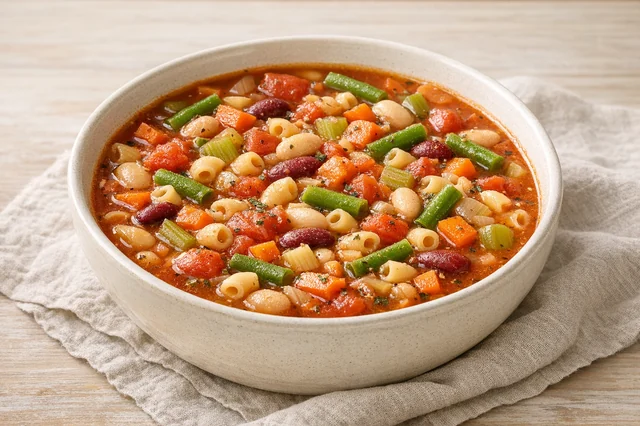 Everyday minestrone soup