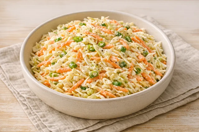 Summery cabbage slaw